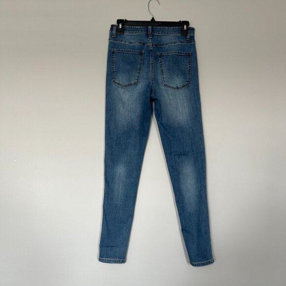 Harlow Women's Medium/Light Wash Jeans Size 28 Skinny Style - Picture 2 of 7